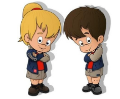 Chiro uniform illustratie